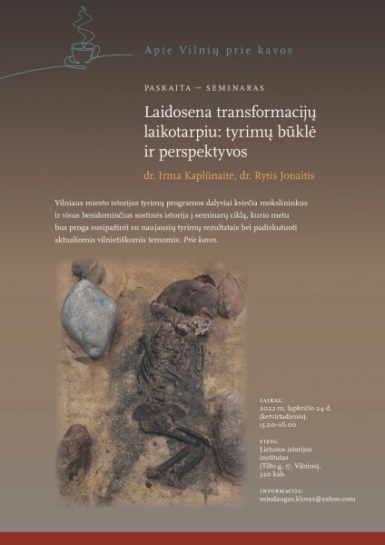 Paskaita-seminaras. Laidosena transformacijų laikotarpiu: tyrimų būklė ir perspektyvos