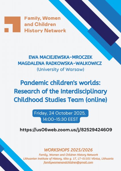 Varšuvos universiteto mokslininkės pristatys tyrimą apie pandemijos poveikį vaikams  