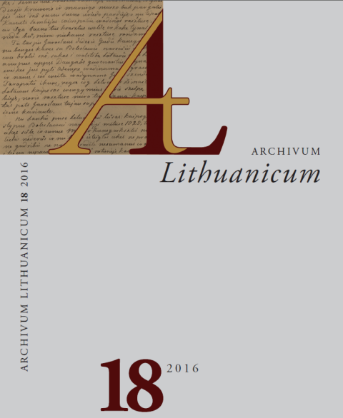 archivum lituanicum 18