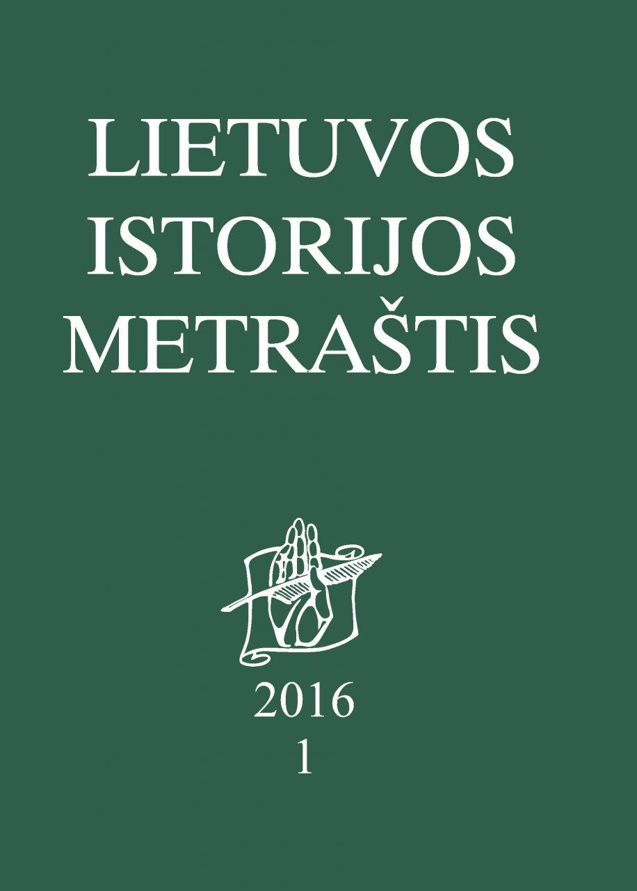  Lietuvos istorijos metraštis 2016 metai 1