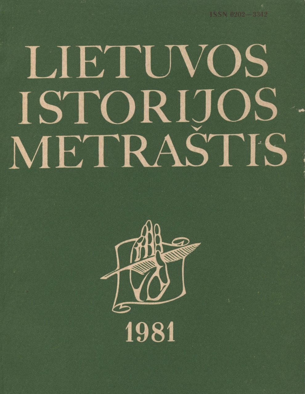 Lietuvos istorijos metraštis 1981 metai