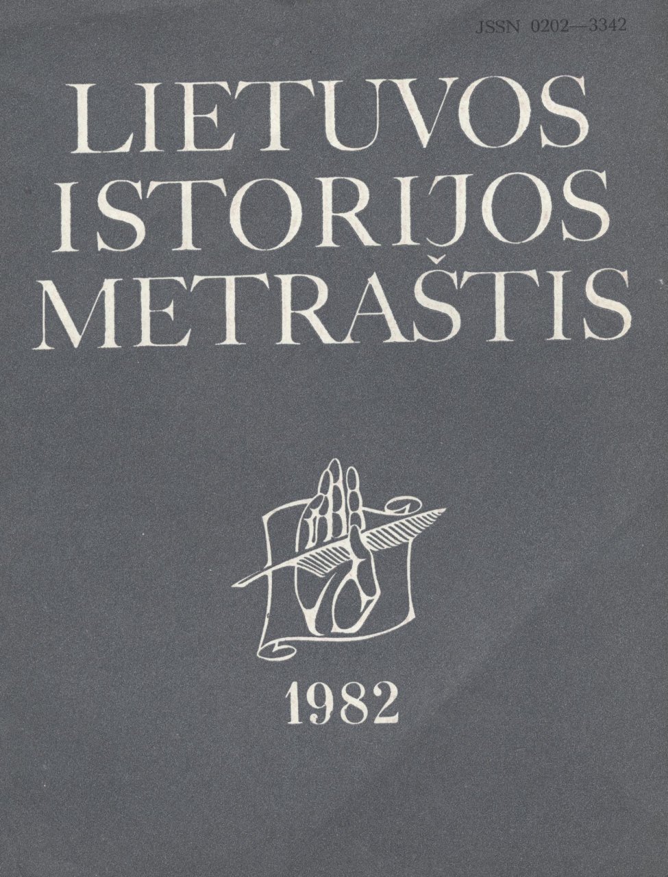 Lietuvos istorijos metraštis 1982 metai