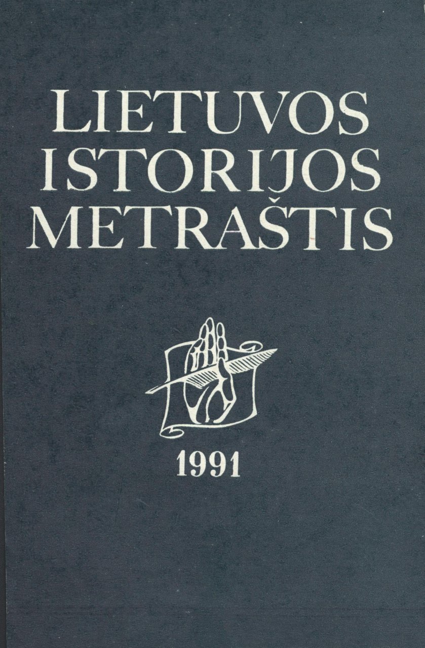 Lietuvos istorijos metraštis 1991 metai 