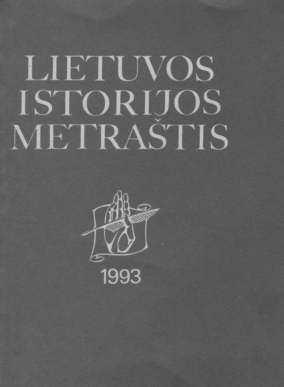 Lietuvos istorijos metraštis 1993 metai 