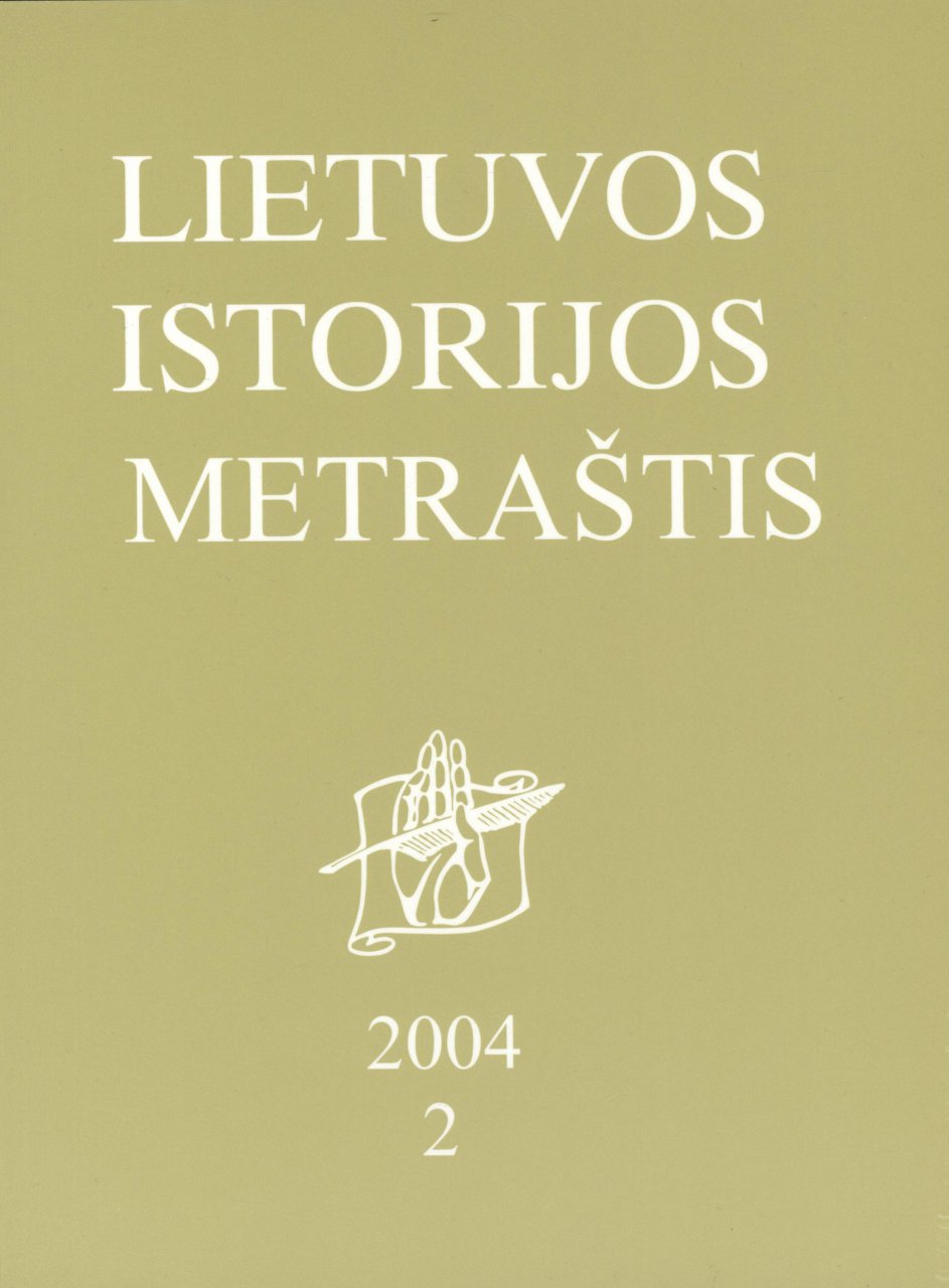 Lietuvos istorijos metraštis 2004 metai 2 